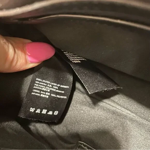 Badgley Mischka Metal Fringe Purse Black With Long Silver Chain - Picture 9 of 15